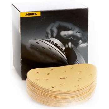 MIRKA Gold Schuurschijven 125mm met 17 gaten - P120