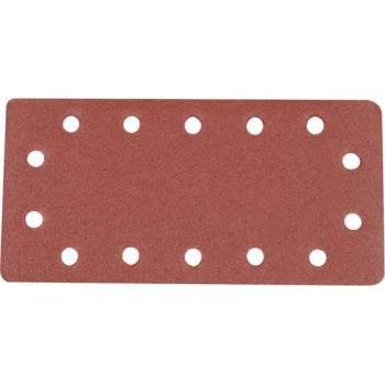 Silverline Geperforeerde klitteband schuurvellen, 10 pk.