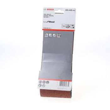 Bosch Schuurband 100 x 620mm K40 blister van 3 banden (Prijs per 2 stuks)