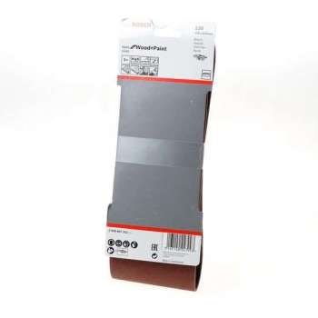 Bosch Schuurband wood and paint 100 x 610mm K120 blister van 3 banden (Prijs per 2 stuks)