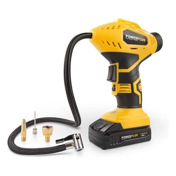 Powerplus POWX1700 Compressor - 8 bar - Incl. koffer met accessoires Powerplus POWX1700 Compressor - 8 bar - Incl. koffer met accessoires