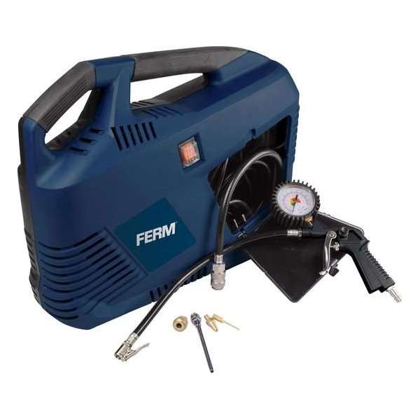 FERM Draagbare compressor - 1100W - CRM1049 FERM Draagbare compressor - 1100W - CRM1049