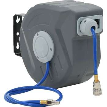 vidaXL Automatische luchthaspel 3/8" 12 m