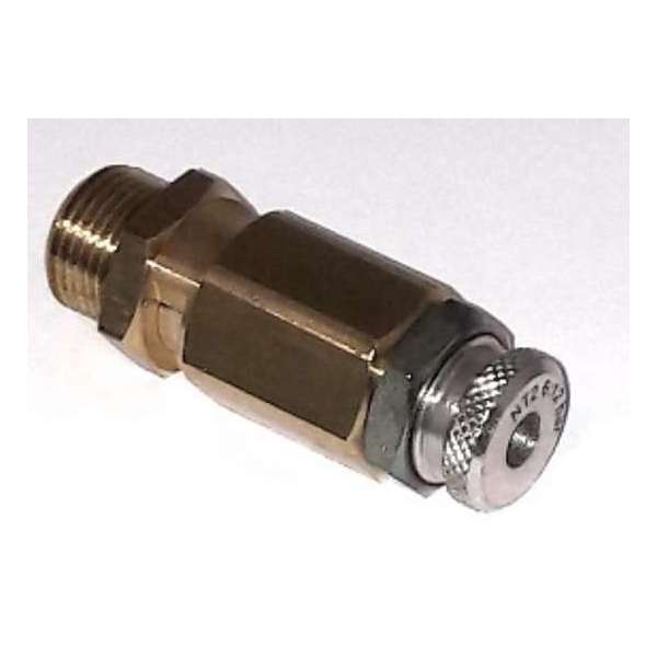 Compressor veiligheidsventiel instelbaar van 8-12 bar 1/2" aansluiting Compressor veiligheidsventiel instelbaar van 8-12 bar 1/2" aansluiting