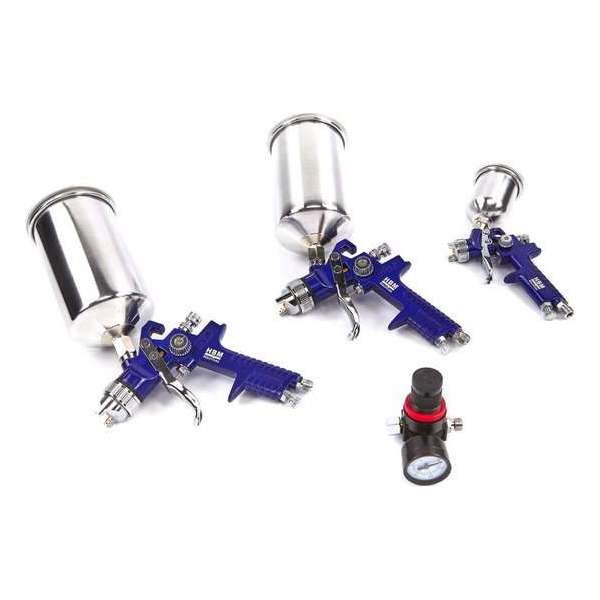 Professionele Verfspuit 8 Delige Set Professionele Verfspuit 8 Delige Set