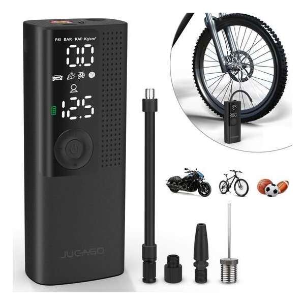 Elektrische Fietspomp - Mini Compressor – Luchtcompressor – Autoband Oppompen - Pomp - Luchtpomp Elektrische Fietspomp - Mini Compressor – Luchtcompressor – Autoband Oppompen - Pomp - Luchtpomp