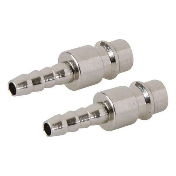 Silverline Euro Luchtslang Koppeling - 8 mm. Slangeind - 2 stuks Silverline Euro Luchtslang Koppeling - 8 mm. Slangeind - 2 stuks