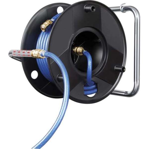 Brennenstuhl 1127010 Perslucht slanghaspel | 20 meter professionele luchtslanghaspel ø 6/12 mm Brennenstuhl 1127010 Perslucht slanghaspel | 20 meter professionele luchtslanghaspel ø 6/12 mm