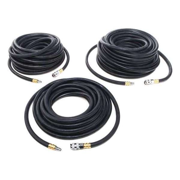 20 Meter Professionele Rubberen Luchtslang met Koppelingen 20 Meter Professionele Rubberen Luchtslang met Koppelingen