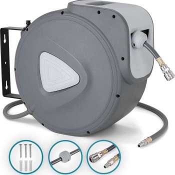 Sens Design Persluchtslang met haspel - 10M
