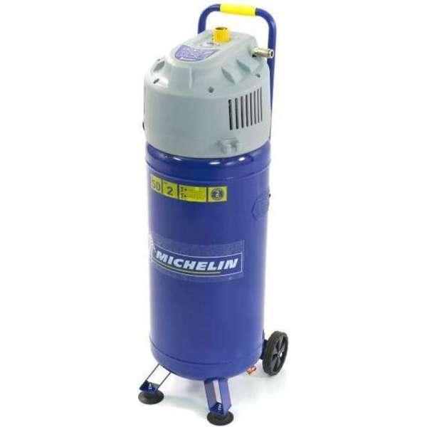 Michelin 50 Liter Verticale 2PK Olieloze Direct Aangedreven Compressor