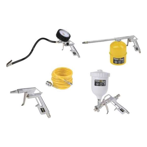 Powerplus POWAIR0020 Pneumatische basisset - 5 delig Powerplus POWAIR0020 Pneumatische basisset - 5 delig