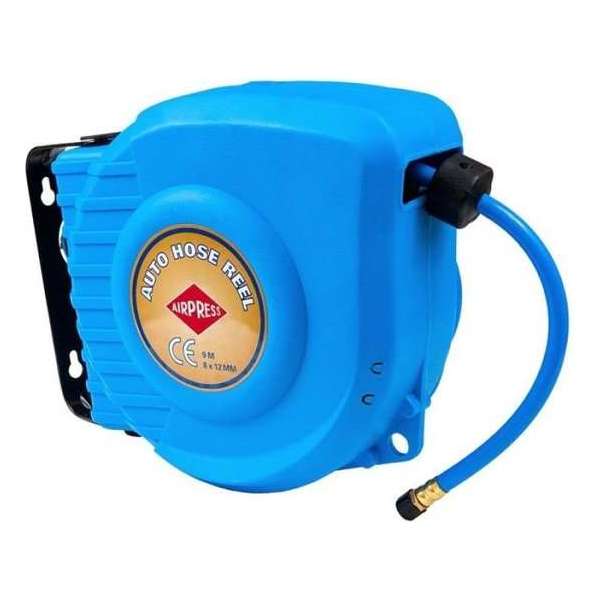 Airpress 46576 Wandslanghaspel PU - 8 x 12mm - 9m - 12 bar - 1/4" Airpress 46576 Wandslanghaspel PU - 8 x 12mm - 9m - 12 bar - 1/4"