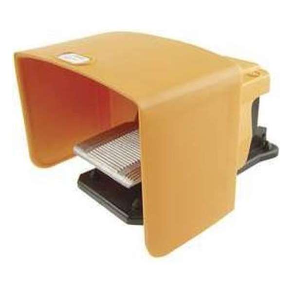 Univer AM-5001 Voetpedaal met beschermkap voor een dubbel pneumatische signaal. 5/2-weg, monostabiel-veerretour Univer AM-5001 Voetpedaal met beschermkap voor een dubbel pneumatische signaal. 5/2-weg, monostabiel-veerretour