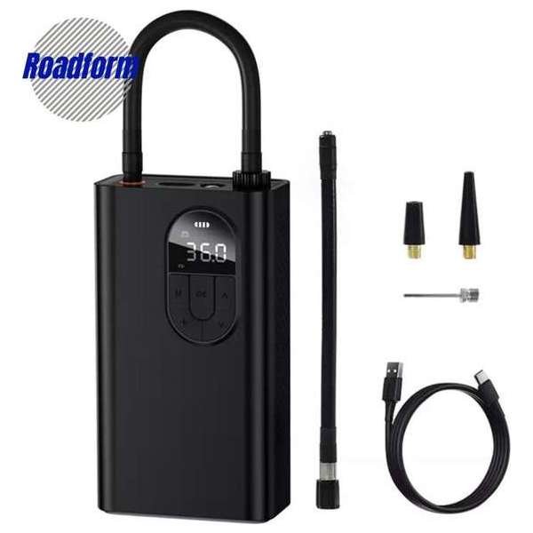 Roadform™ Draagbare Compressor || Elektrische Bandenpomp || Mobiele Luchtcompressor || USB-oplaadbare Compressor || ZWART Roadform™ Draagbare Compressor || Elektrische Bandenpomp || Mobiele Luchtcompressor || USB-oplaadbare Compressor || ZWART