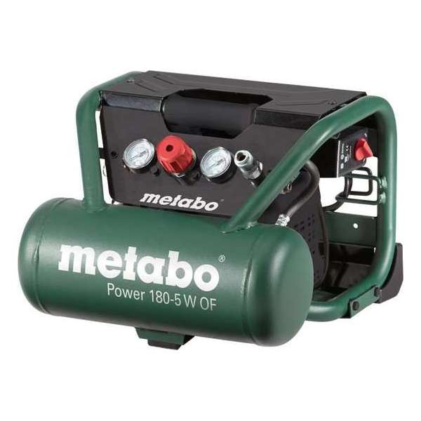 Metabo Power 180-5 W OF Compressor - 1100W - 8 bar - 5L - 75 l/min