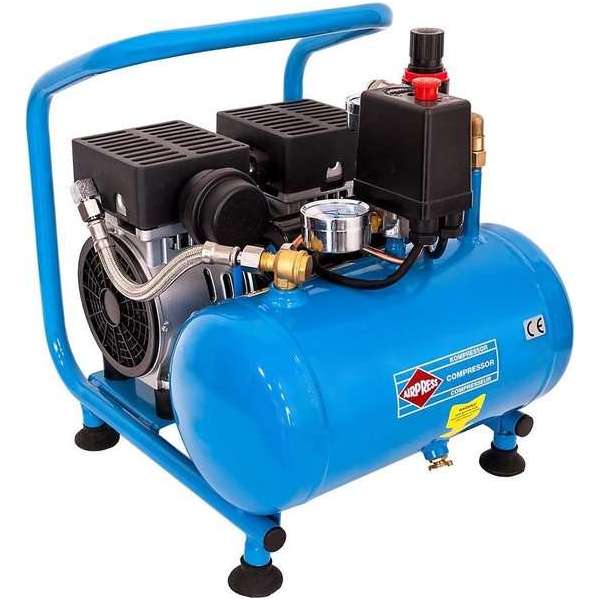 Airpress L 6-95 Silent Compressor - 450W - 8 Bar - 95 l/min Airpress L 6-95 Silent Compressor - 450W - 8 Bar - 95 l/min