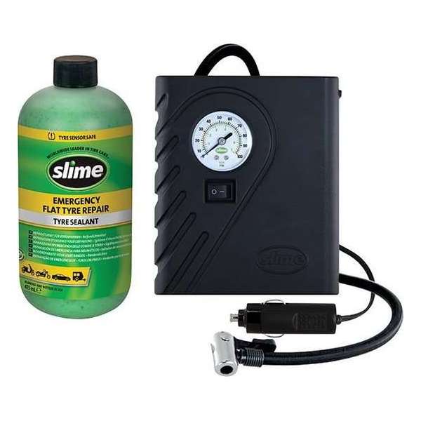 Slime Easy Repair Bandcompressor Noodreparatie Voor Een Lekke Band Slime Easy Repair Bandcompressor Noodreparatie Voor Een Lekke Band