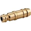 K&W Metabo Luchtsteeknippel (2 stuks) euro met 6 mm slangtule messing