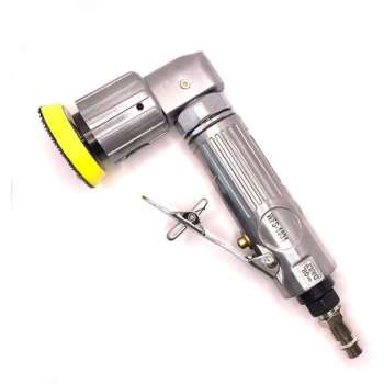 Pneumatische mini excentrische schuurmachine met 2” - 50,8 mm pad - Excentrische polijstmachine met 90° gebogen kop
