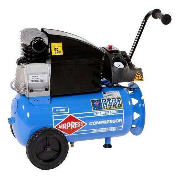 Airpress Luchtcompressor - H360-25 - 25L - Aanzuigcapaciteit (l/min) 360 - EURO of ORION aansluiting Airpress Luchtcompressor - H360-25 - 25L - Aanzuigcapaciteit (l/min) 360 - EURO of ORION aansluiting