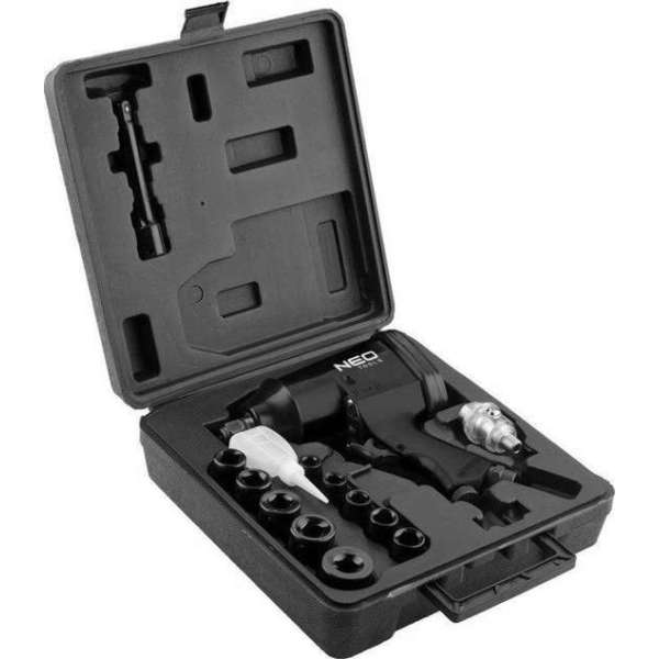 Neo tools Pneumatische Slagmoersleutel 1/2' Set 14-502 Neo tools Pneumatische Slagmoersleutel 1/2' Set 14-502