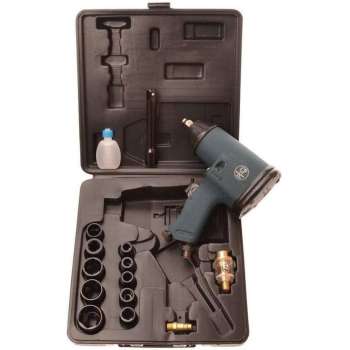 Slagmoersleutel 1/2" set pneumatisch (15 delig)
