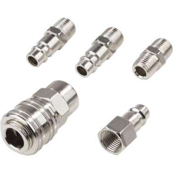 Westfalia Perslucht snelkoppelingsadapterset, 5 stuks