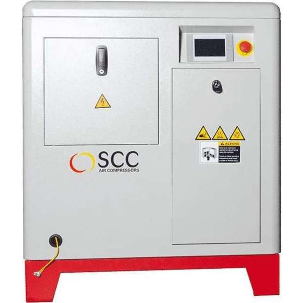 Schroefcompressor Smart 5 - Stille V-snaar compressor - 10 bar werkdruk - Vermogen: 5,5 kW Schroefcompressor Smart 5 - Stille V-snaar compressor - 10 bar werkdruk - Vermogen: 5,5 kW