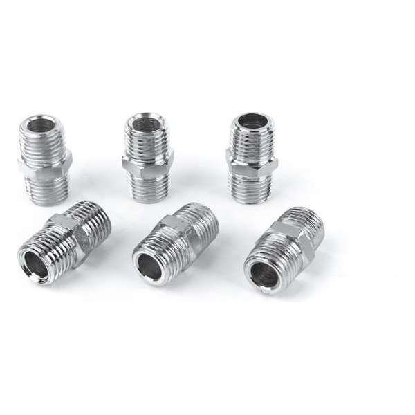 6x Verloopnippel 1/4"- 1/4" Buitendraad 6x Verloopnippel 1/4"- 1/4" Buitendraad