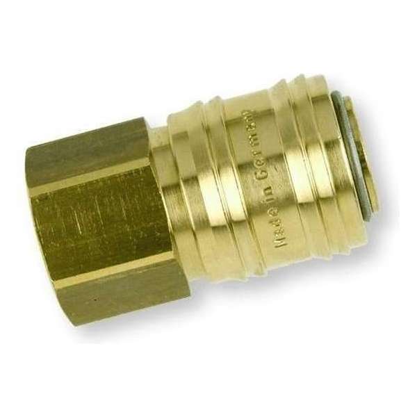 K&W Luchtkoppeling euro met 3/8” inwendige schroefdraad messing K&W Luchtkoppeling euro met 3/8” inwendige schroefdraad messing