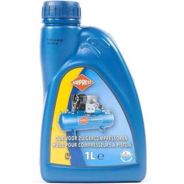 AIRPRESS zuigercompressorolie 1 liter AIRPRESS zuigercompressorolie 1 liter