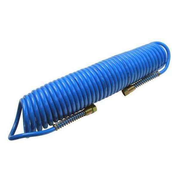 Spiraal luchtslang 6,5 mm x 10 meter lang met 1/4" aansluiting Spiraal luchtslang 6,5 mm x 10 meter lang met 1/4" aansluiting