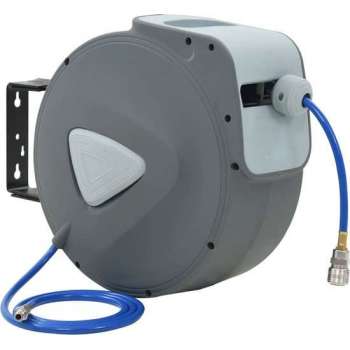 vidaXL Automatische luchthaspel 1/4" 30 m