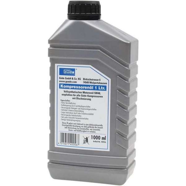Topgear Compressorolie 5W40 1 liter Topgear Compressorolie 5W40 1 liter