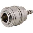 Silverline Euro Luchtslang Snelkoppeling - 8 mm. Slangeind