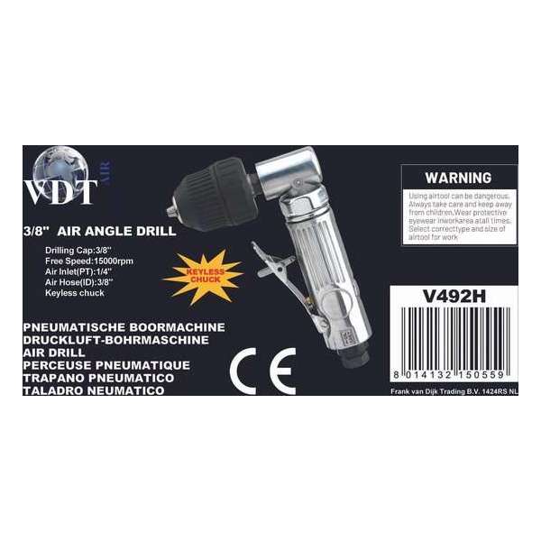 VDT pneumatische haakse boormachine VDT pneumatische haakse boormachine