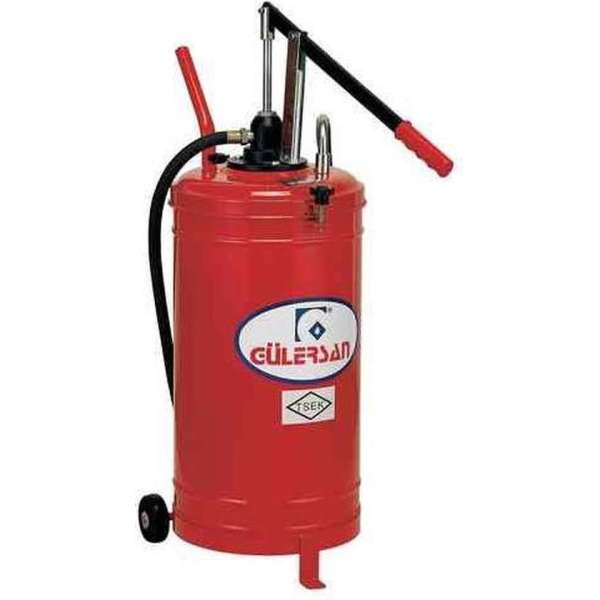 Gülersan Model 2025, handbediende vetpomp, 20 liter Gülersan Model 2025, handbediende vetpomp, 20 liter