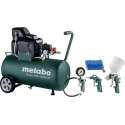 Metabo Basic 250-50 W OF Set Compressor + LPZ 4 toebehorenset - 1500W - 8 bar - 50L - 100 l/min
