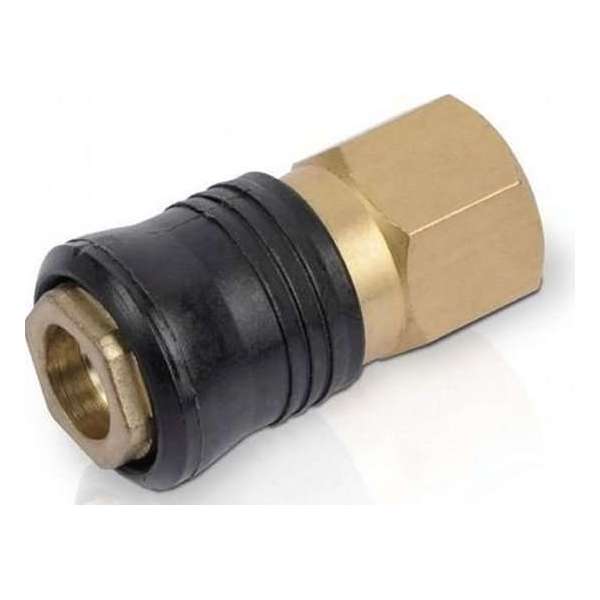 Powerplus POWAIR025 Universele compressor koppeling 1/4" - Binnendraad - 2 stuks Powerplus POWAIR025 Universele compressor koppeling 1/4" - Binnendraad - 2 stuks