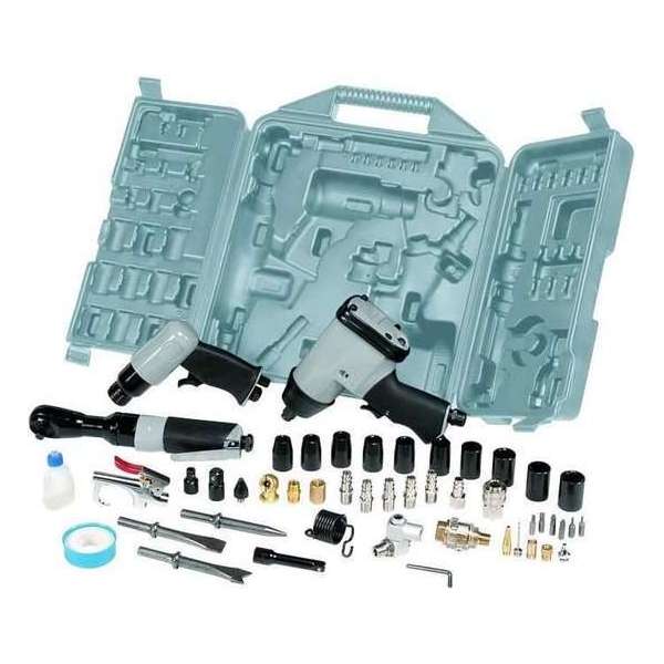 MICHELIN pneumatisch gereedschapset 49-delig voor elke compressor MICHELIN pneumatisch gereedschapset 49-delig voor elke compressor