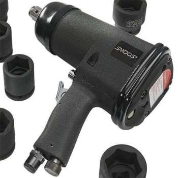 Smoos® Slagmoersleutel 3/4 opname 970 Nm met slagdoppen