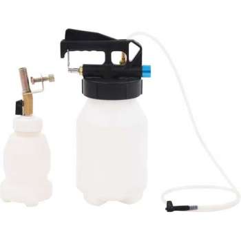 vidaXL Remontluchtingspomp pneumatisch met vulfles 3,5 L