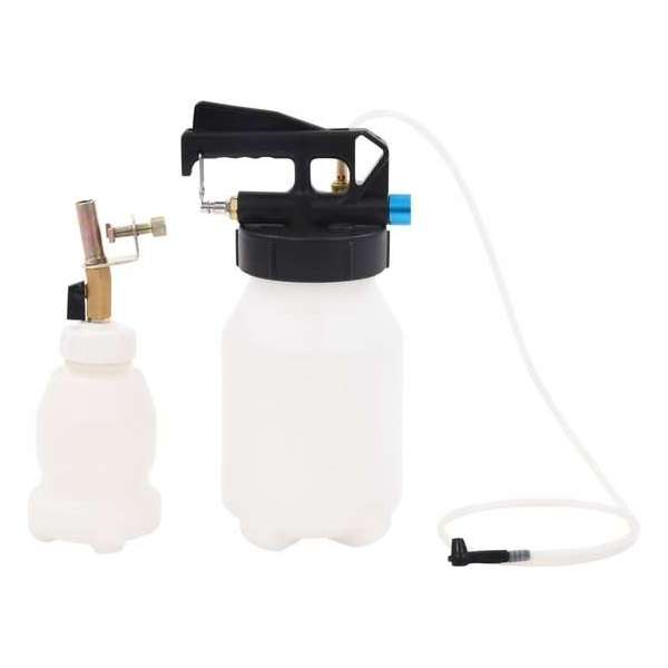 vidaXL Remontluchtingspomp pneumatisch met vulfles 3,5 L
