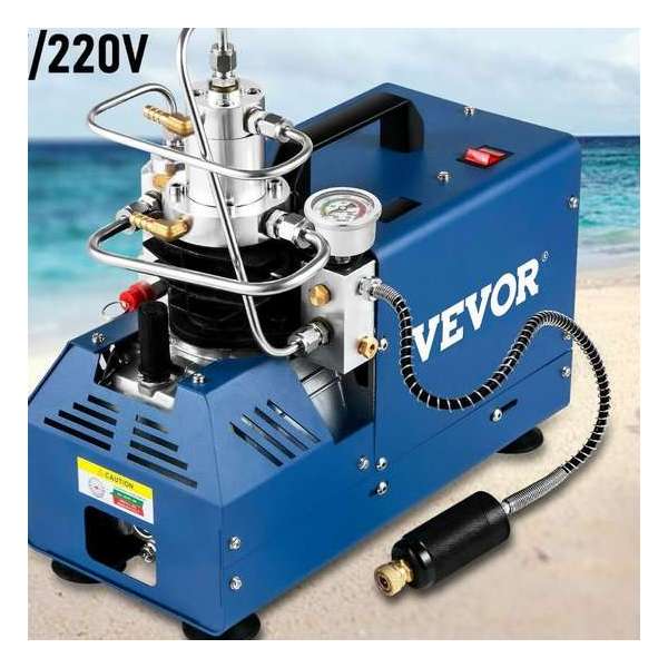Dakta® Luchtcompressor | Lucht | Elektrisch | 220V | 1800W | Compressor | Hoge druk | Geschikt voor Paintball Dakta® Luchtcompressor | Lucht | Elektrisch | 220V | 1800W | Compressor | Hoge druk | Geschikt voor Paintball