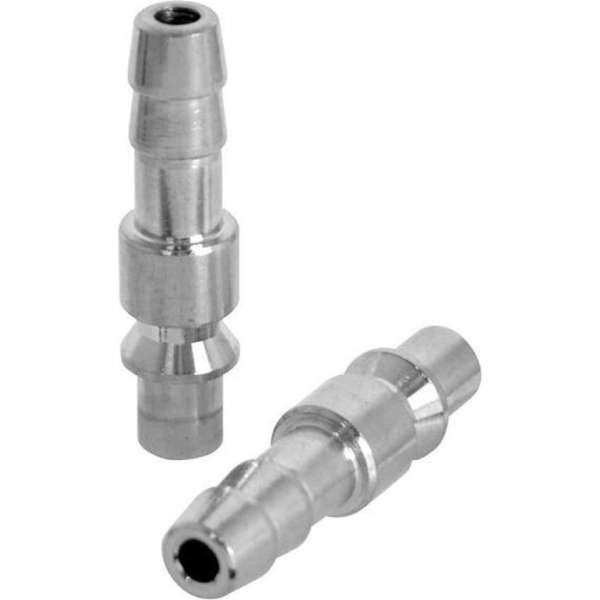Adaptor 1/4inch mannelijk slangdrager 9mm 2st type Orion Adaptor 1/4inch mannelijk slangdrager 9mm 2st type Orion