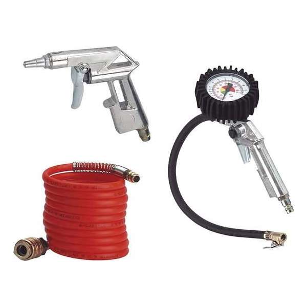 Compressor Accessoires Persluchtset 3 Stuks Luchtgereedschapset Blaaspistool Bandenvulpistool 4m Persluchtslang Snelkoppeling Compressor Accessoires Persluchtset 3 Stuks Luchtgereedschapset Blaaspistool Bandenvulpistool 4m Persluchtslang Snelkoppeling