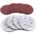 Silverline 10 Delige 125 mm Geperforeerde Klittebandschijvenset