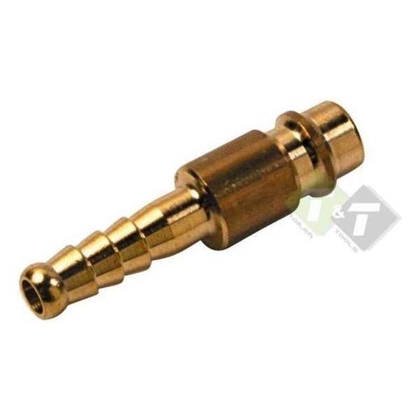 Airpress Insteeknippel met slangpilaar, 6mm slangtule Airpress Insteeknippel met slangpilaar, 6mm slangtule