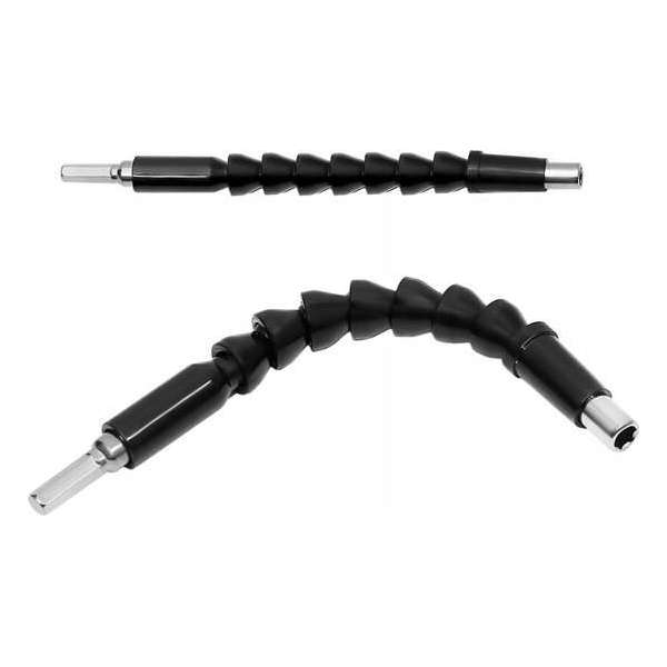 Flexibele Bithouder - Bitjeshouder verlenger - Flexibele boor bithouder – Bitjeshouder -200 mm. Flexibele Bithouder - Bitjeshouder verlenger - Flexibele boor bithouder – Bitjeshouder -200 mm.
